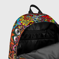 Рюкзак Яркая абстракция bright abstraction, цвет: 3D-принт — фото 2