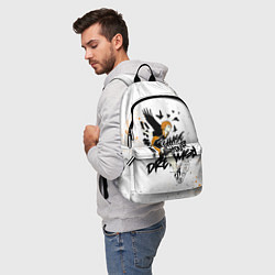 Рюкзак HAIKYU ВОЛЕЙБОЛ БРЫЗГИ КРАСОК, цвет: 3D-принт — фото 2