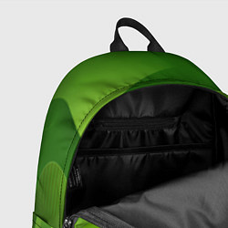 Рюкзак 3d Green abstract, цвет: 3D-принт — фото 2