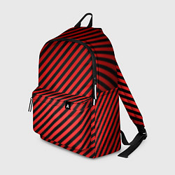 Рюкзак Красные полосы, цвет: 3D-принт