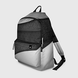 Рюкзак 3D luxury style silver black, цвет: 3D-принт
