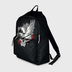 Рюкзак Череп с птицей со стрелой, цвет: 3D-принт