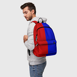 Рюкзак Красно-синий, цвет: 3D-принт — фото 2
