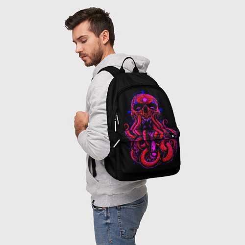 Рюкзак Череп Осьминог Octopus Skull / 3D-принт – фото 5