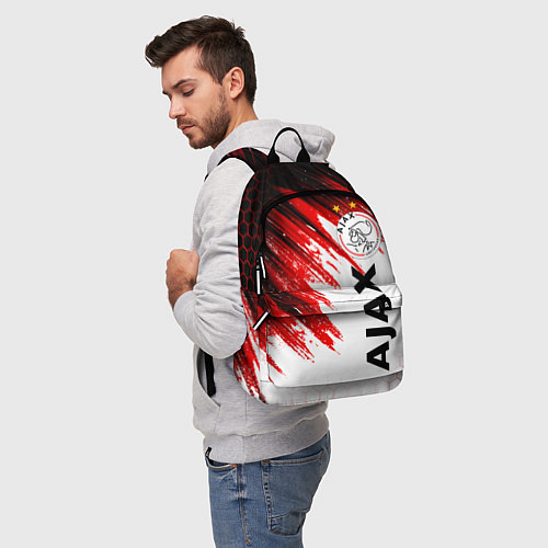 Рюкзак FC AJAX AMSTERDAM ФК АЯКС / 3D-принт – фото 5