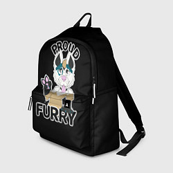 Рюкзак Furry wolf, цвет: 3D-принт