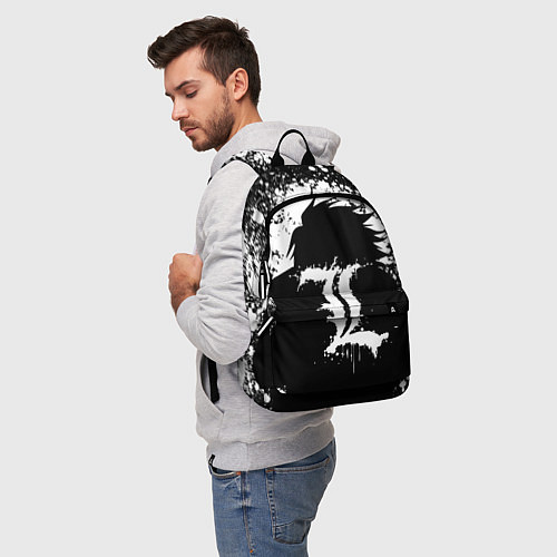 Рюкзак Death Note брызги краски / 3D-принт – фото 5