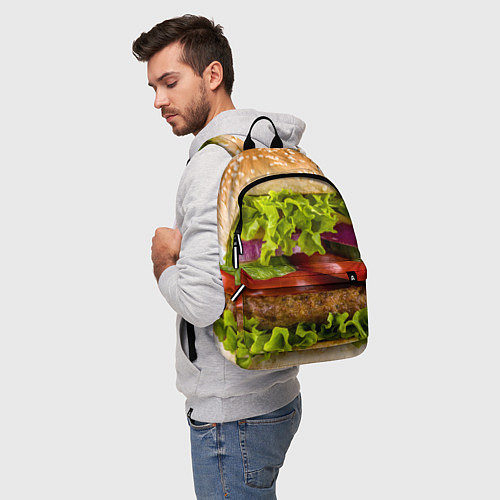 Рюкзак Бургер / 3D-принт – фото 5