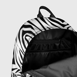 Рюкзак Черно-белая зебра, цвет: 3D-принт — фото 2