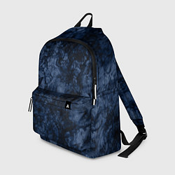 Рюкзак Темно-синяя текстура камня, цвет: 3D-принт