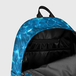 Рюкзак Текстура Воды Море, цвет: 3D-принт — фото 2