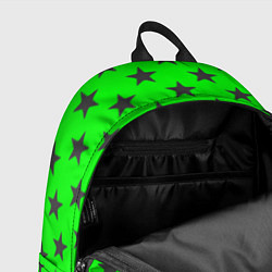 Рюкзак Звездный фон зеленый, цвет: 3D-принт — фото 2