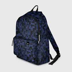 Рюкзак Темная пиксельная абстракция, цвет: 3D-принт