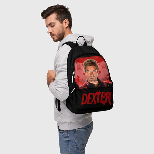 Рюкзак Dexter Декстер портрет постер / 3D-принт – фото 5