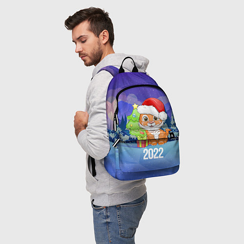 Рюкзак Новый Год тигра 2022 / 3D-принт – фото 5