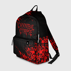 Рюкзак CANNIBAL CORPSE КРАСНЫЕ ЧЕРЕПА, цвет: 3D-принт
