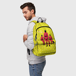 Рюкзак Игра в кальмара Рабочие, цвет: 3D-принт — фото 2