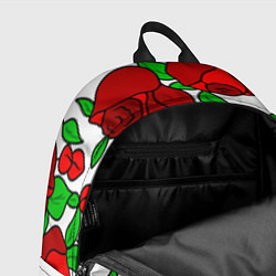 Рюкзак Юлия в розах, цвет: 3D-принт — фото 2