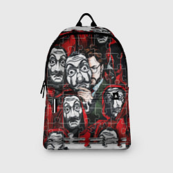 Рюкзак БУМАЖНЫЙ ДОМ, ПРОФЕССОР, МОЗАЙКА, цвет: 3D-принт — фото 2