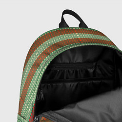 Рюкзак Полосатый узор из фигур, цвет: 3D-принт — фото 2