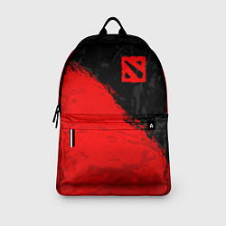 Рюкзак DOTA 2 RED LOGO, БРЫЗГИ КРАСОК, цвет: 3D-принт — фото 2