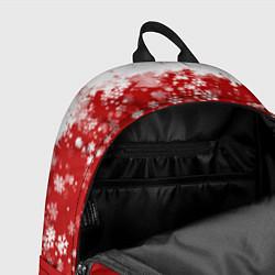 Рюкзак Рождественские снежинки, цвет: 3D-принт — фото 2