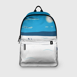 Рюкзак Зимняя рыбалка на озере, цвет: 3D-принт — фото 2