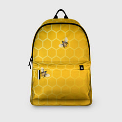 Рюкзак Любишь мед, люби и пчелок, цвет: 3D-принт — фото 2