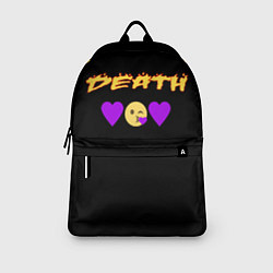 Рюкзак Смерть сердечки, цвет: 3D-принт — фото 2