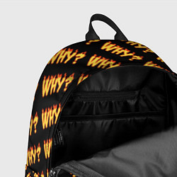 Рюкзак Why? черный, цвет: 3D-принт — фото 2