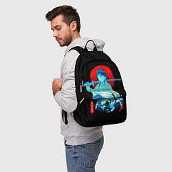 Рюкзак Танджиро Комадо Силуэт Клинок рассекающий демонов, цвет: 3D-принт — фото 2