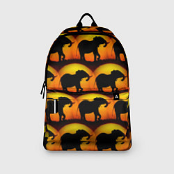 Рюкзак Силуэт слона паттерн, цвет: 3D-принт — фото 2