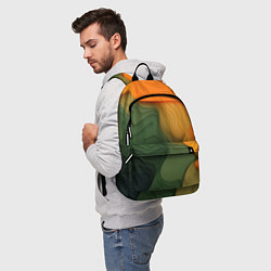 Рюкзак Зеленые дюны, цвет: 3D-принт — фото 2