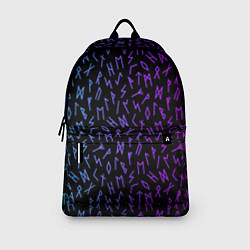 Рюкзак Рунический алфавит Neon pattern, цвет: 3D-принт — фото 2