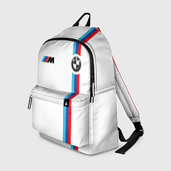 Рюкзак БМВ 3 STRIPE BMW WHITE, цвет: 3D-принт