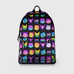 Рюкзак Кислотные морды котиков, цвет: 3D-принт — фото 2