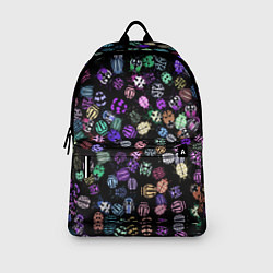 Рюкзак Неоновые жуки, цвет: 3D-принт — фото 2