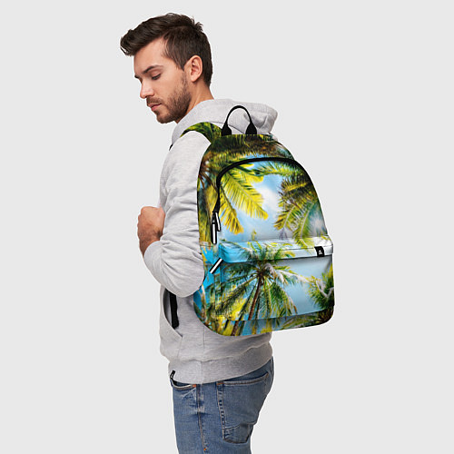 Рюкзак Пальмы под солнцем / 3D-принт – фото 5