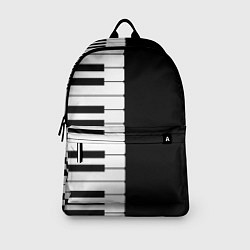 Рюкзак Черно-Белое Пианино Piano, цвет: 3D-принт — фото 2