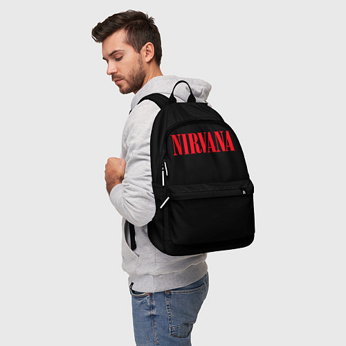 Рюкзак Nirvana in Red / 3D-принт – фото 5