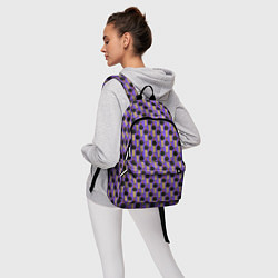 Рюкзак Свидетель из Фрязино фиолетовый, цвет: 3D-принт — фото 2
