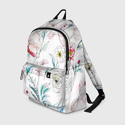 Рюкзак Цветы Нарисованные, цвет: 3D-принт