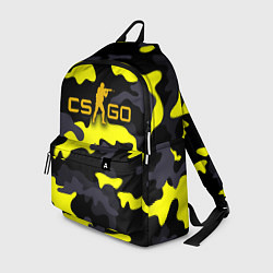 Рюкзак Counter-Strike Камуфляж Чёрно-Жёлтый, цвет: 3D-принт