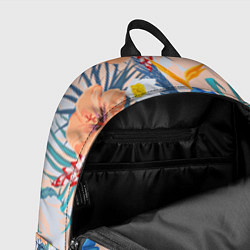 Рюкзак Цветы Яркие Тропические, цвет: 3D-принт — фото 2