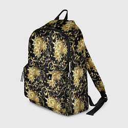 Рюкзак Золотые абстрактные цветы