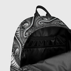 Рюкзак Футуристический фрактальный абстрактный паттерн Fu, цвет: 3D-принт — фото 2