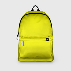 Рюкзак Однотонный неоновый лимонный желтый тон, цвет: 3D-принт — фото 2