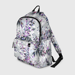 Рюкзак Цветы Серый Букет, цвет: 3D-принт