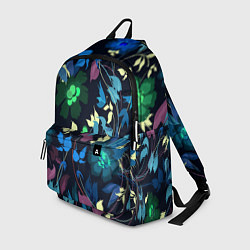Рюкзак Color summer night Floral pattern, цвет: 3D-принт