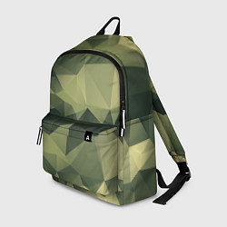 Рюкзак 3д полигоны - камуфляж, цвет: 3D-принт